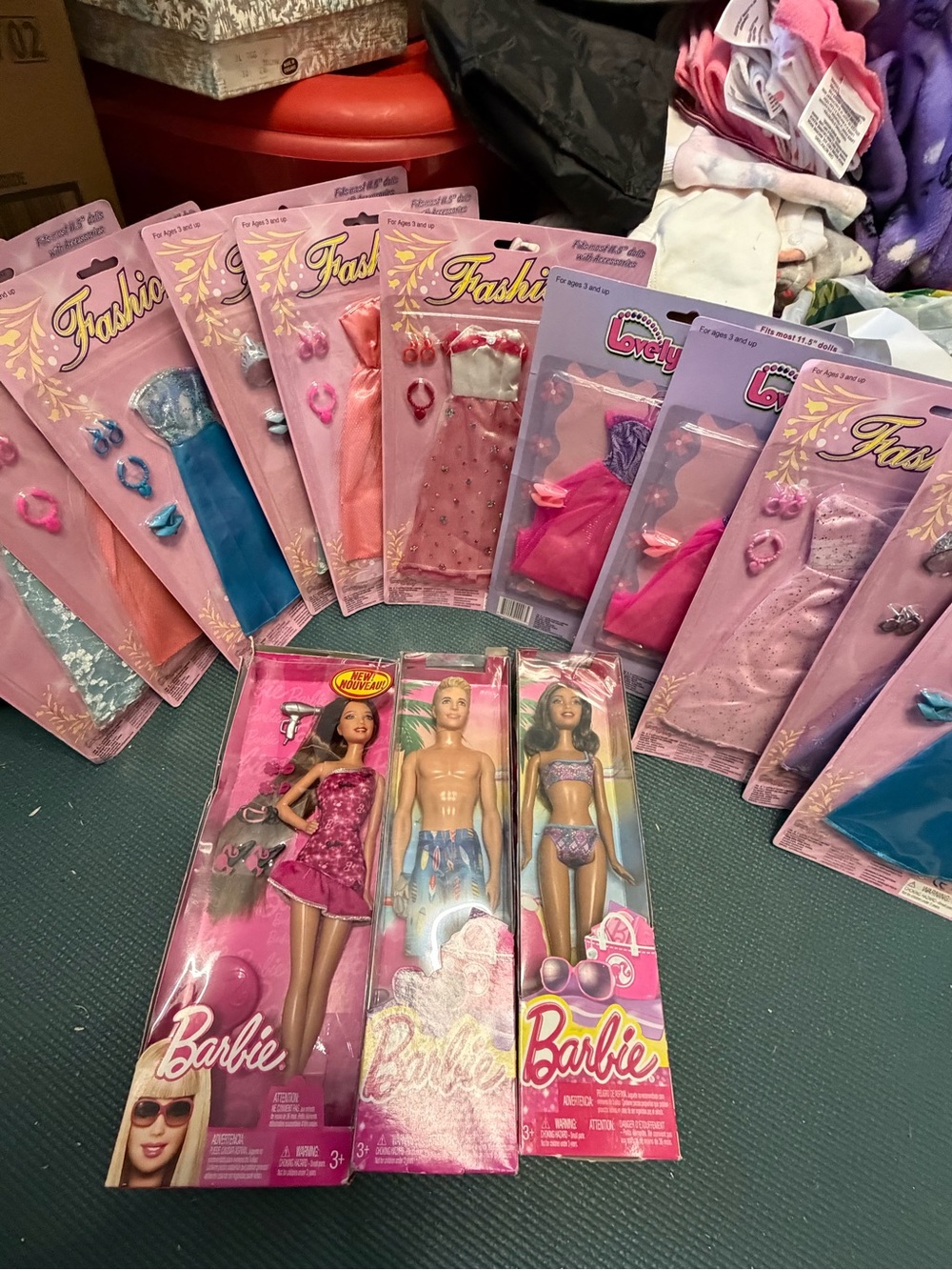 Barbie Dolls with Multiple Fashions & Accessories